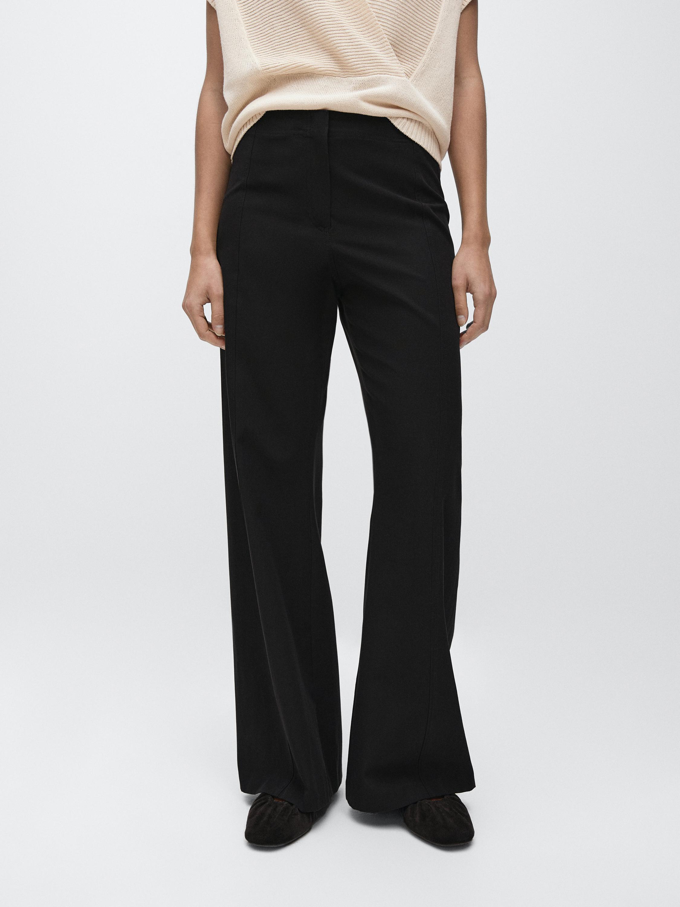 Pantalon flare avec du coton